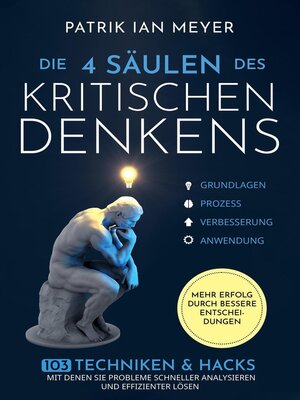 cover image of Die 4 Säulen des kritischen Denkens